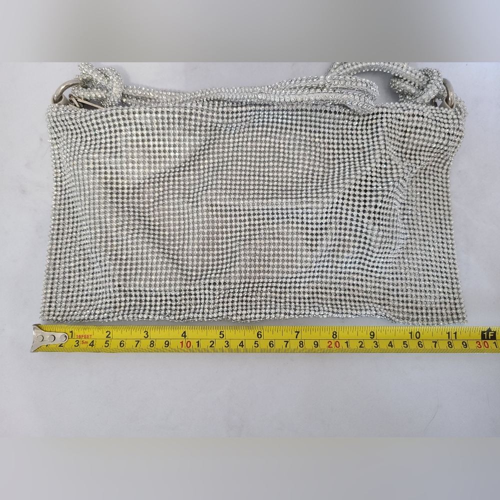 Slouchy Rhinestone Hobo Handbag - Picture 5 of 10